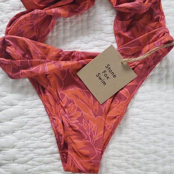 NWT: STONE FOX SWIM | Azalea One Piece Swimsuit Size Small - Picture 8 of 10